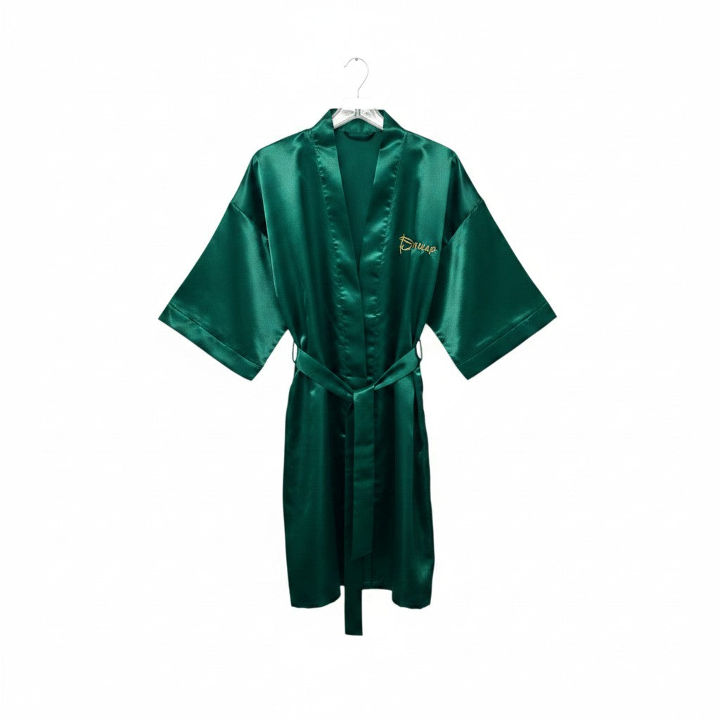 Midnight Pine Green Robe