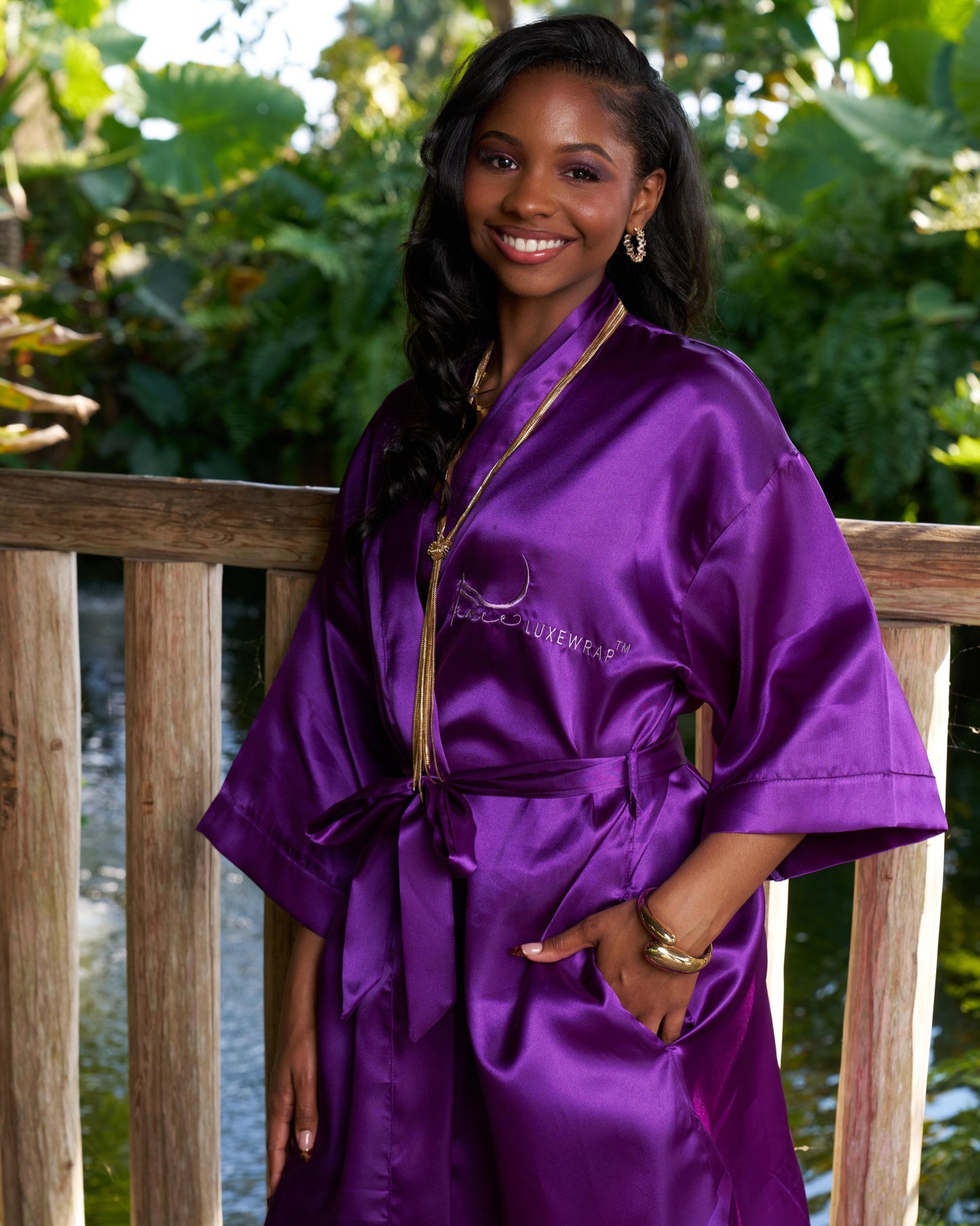 Purple Orchid Fearce LuxeWrap™ Robe