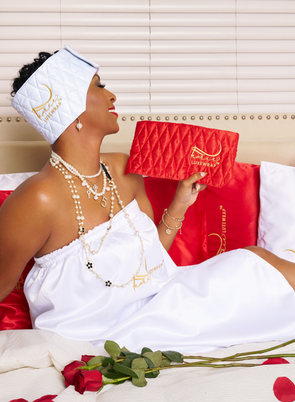 Pure White Fearce LuxeWrap™ Headwrap