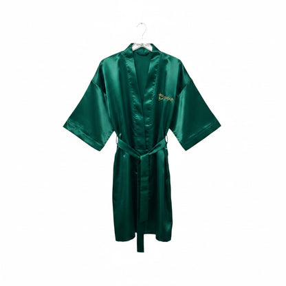Midnight Pine Green Robe