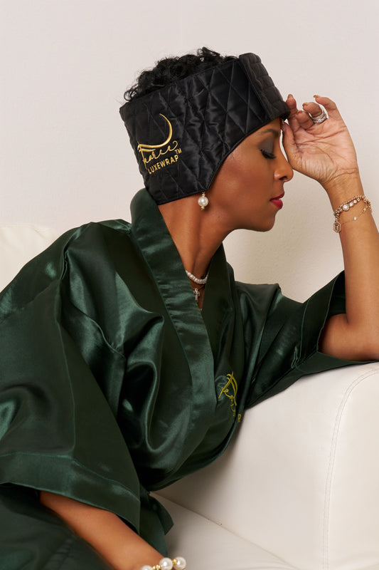 Midnight Pine Green Robe