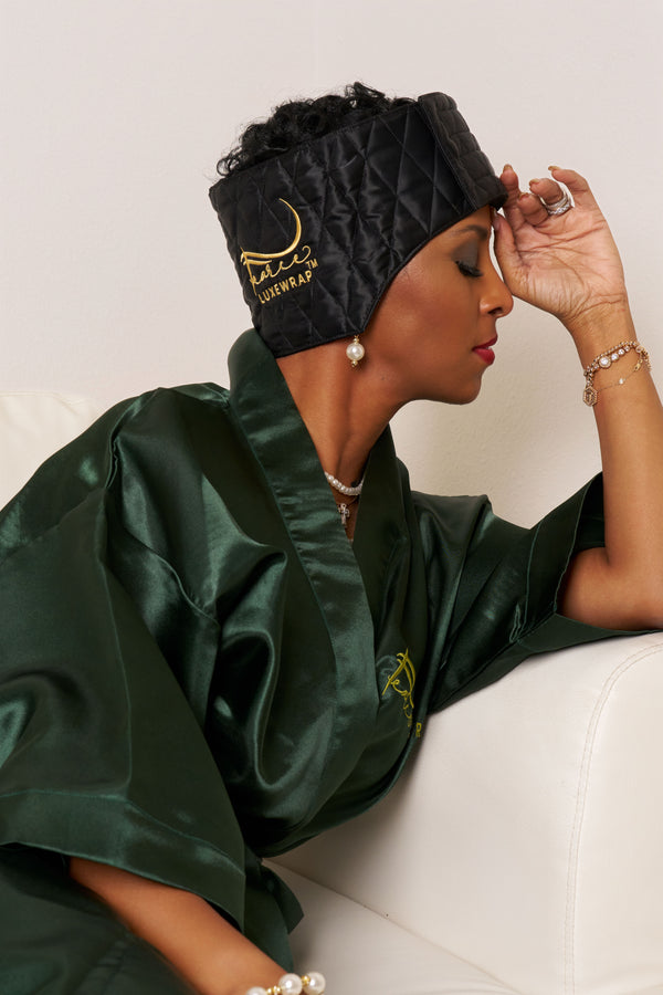 Midnight Pine Green Robe