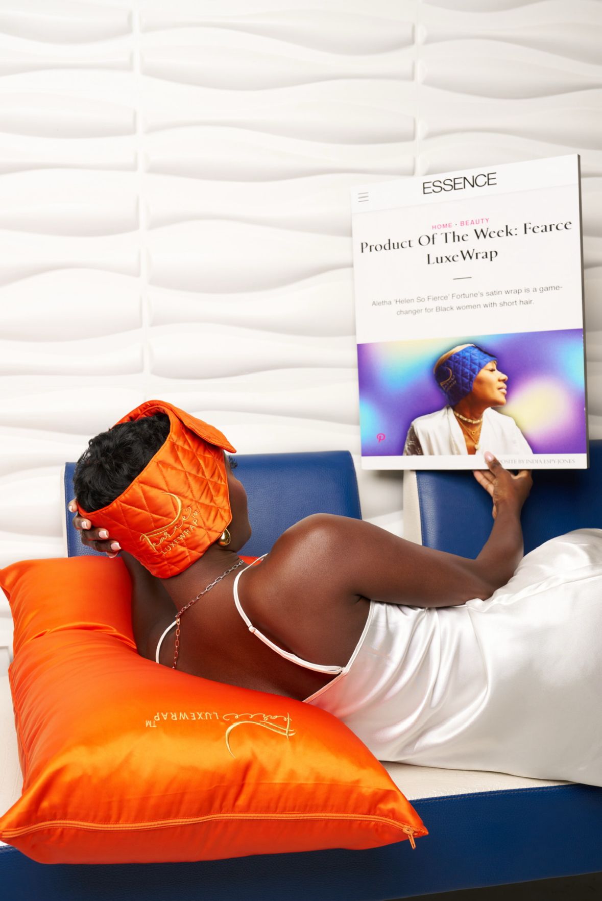 Imperial Ember Fearce LuxeWrap™ Headwrap